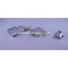 Brass cylinder chrome plated iron padlock